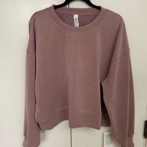 NWT Lululemon Softstreme Perfectly Oversized Cropped Crew